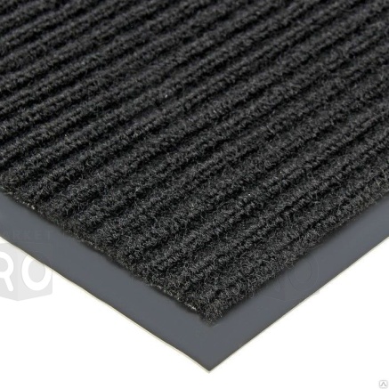 Коврик Floor 0,9*15м влаговпитывающий ребристый, коричневый, Standart 