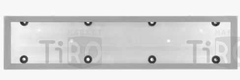 Рамка под номер Skyway S04101003, хром