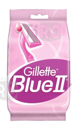 Станок для бритья Gillette Blue 2, 5 штук, розовый, женский