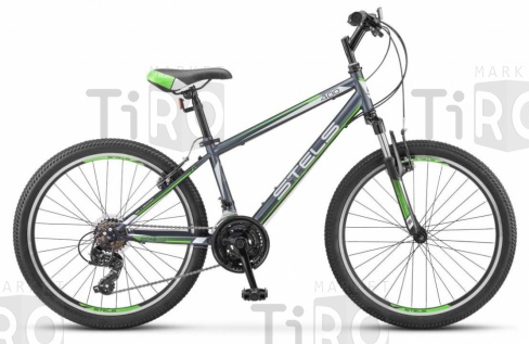 Велосипед Stels Navigator-400, V031, 24" V (14" Серый/зеленый/белый)