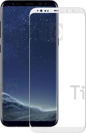 Стекло защитное Perfeo Samsung Galaxy S8+ белый 0.2мм 3D Gorilla