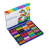 Пластилин Гамма "Классический", 281037, 36 цветов, 720г, со стеком, картонная упаковка
