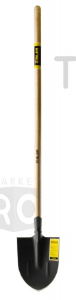 Лопата копальная остроконечная с деревянным черенком 1200мм, Zinler (ЛКОЧ1)