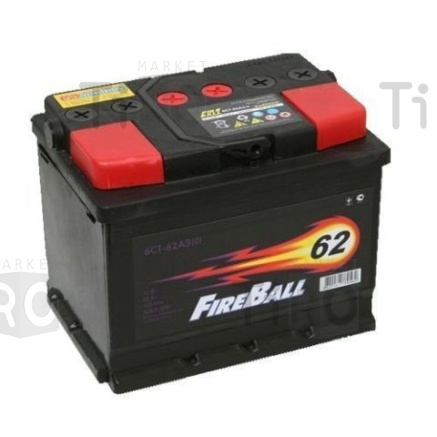 Аккумулятор FireBall 62 а/ч R-N 520А 242х175х190