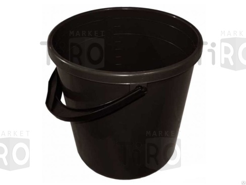Ведро 15л черное
