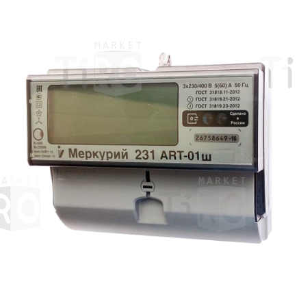 Счетчик трехфазный Меркурий - 231 ART-01 Ш 5 (60) А 380В