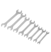 Набор ключей рожковых Tundra basic, холдер, хромированный, 8 штук, 6-17 мм