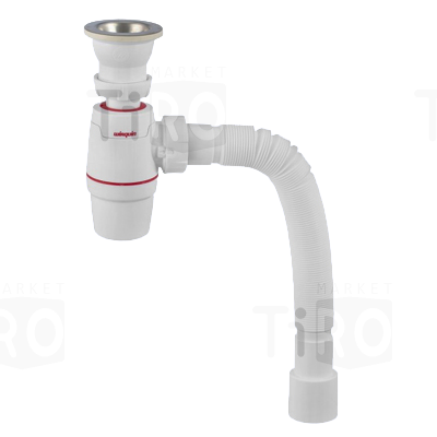 Сифон Wirquin 30987065 Neo 1 1/4*40 с выпуском и отводом, гофротрубой 800мм Сифон Wirquin 30987065 Neo 1 1/4*40 с выпуском и отводом, гофротрубой 800мм