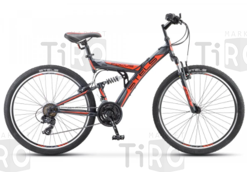 Велосипед Stels Focus V030, 26"V 18-sp (18" Темно-синий/оранжевый) Велосипед Stels Focus V030, 26"V 18-sp (18" Темно-синий/оранжевый)