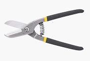 Ножницы по металлу прямые Deli 250мм, высокоуглеродистая сталь 55, прорезиненная рукоятка