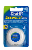 Зубная нить Oral-B EssentialFloss вощеная мятная