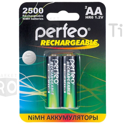 Аккумулятор Perfeo АА/R06-2500mAh 1.2B