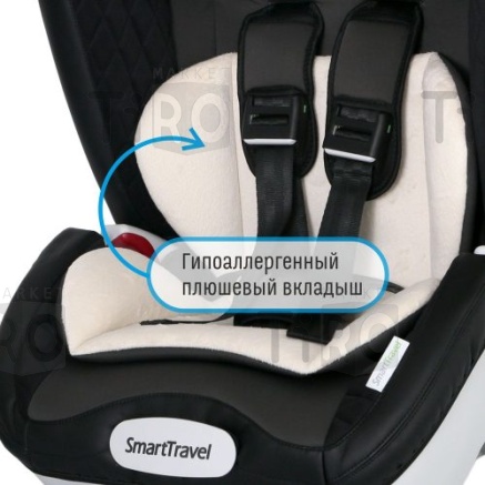 Детское автомобильное кресло Magnate Isofix Smart Travel smoky KRES2 (1-12 лет группа 1,2,3 9-36 кг)