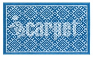 Коврик Shahintex a La Russe 50*80 001 лазурный
