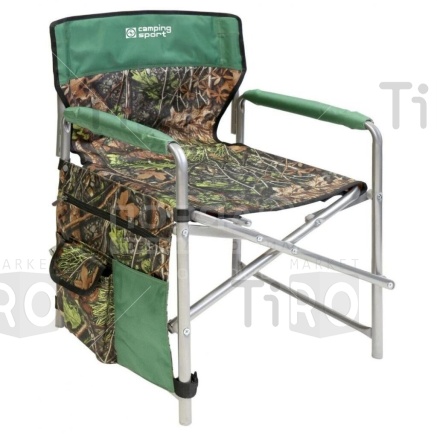Кресло складное 2 (КС2/3 с дубовыми листьями) 120 кг