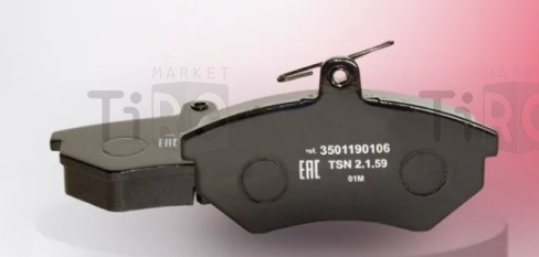 Колодки тормозные "Цитрон" VW Touareg 2,5; 3,0; 3,2; 3,6;4,2;5,0;6,0 (2.1.254) (к-т 4 шт)