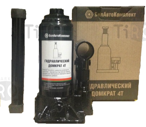 Домкрат 4,0т гидравлический бутылочный БАК арт.00041