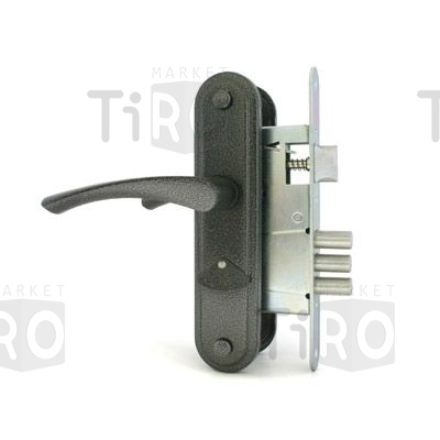 Замок врезной Зенит ЗВ9-4.2 серебро