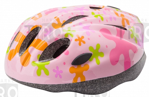 Шлем защитный MV11, 600041 (out-mold) зелено-фиолетово-розовый 48-52
