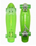 Пенниборд BlackAqua SK-2206PCD, зеленый с подсветкой