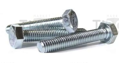 Болт шестигранник 500В-М6-30 цинк М6*30 (8шт.)