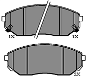 Колодки ADB 31178