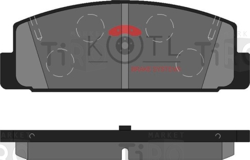 Тормозные колодки Kotl 3088KT