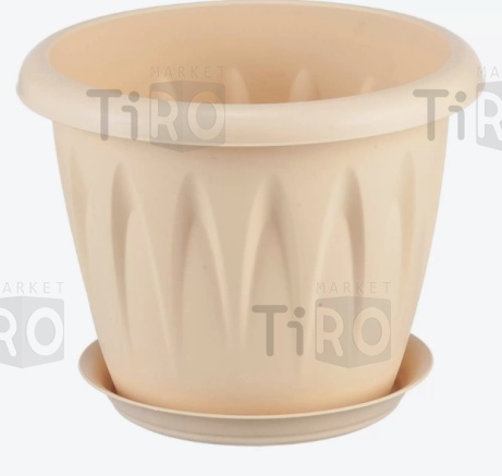Кашпо Idea Алиция М3066, 2л. терракотовый Кашпо Idea Алиция М3066, 2л. терракотовый