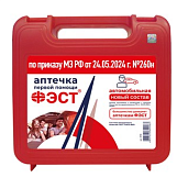 Автомобильная аптечка "Фэст" 3735 Красная Состав от 01.09.2024, г. Кострома