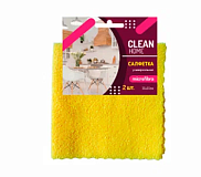 Салфетка из микрофибры 30*30см универсальная Clean Home 8821, 7шт