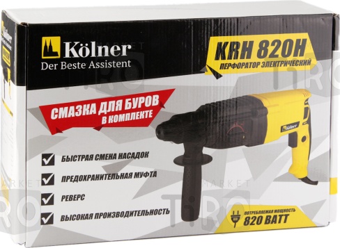 Перфоратор Kolner Krh 820H 820Вт Перфоратор Kolner Krh 820H 820Вт