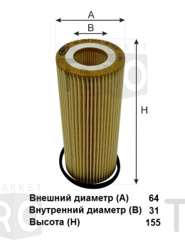 Масляный фильтр Goodwill OG 197 Eco\06E115562