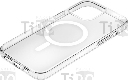 Чехол для iPhone 12 Pro, magsafe, акриловый, прозрачный