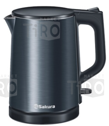 Чайник Sakura SA-2184BL, темно-синий металлик, 0,8л Чайник Sakura SA-2184BL, темно-синий металлик, 0,8л