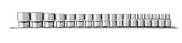 Набор головок торцевых 1/2"DR на держателе, 8-32 мм, 18 предметов, S13S1118SM