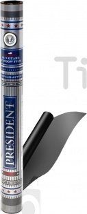 Пленка тонировочная в тубе "President", "Ultra Super Dark Black" (0,75м х 3м) 3%