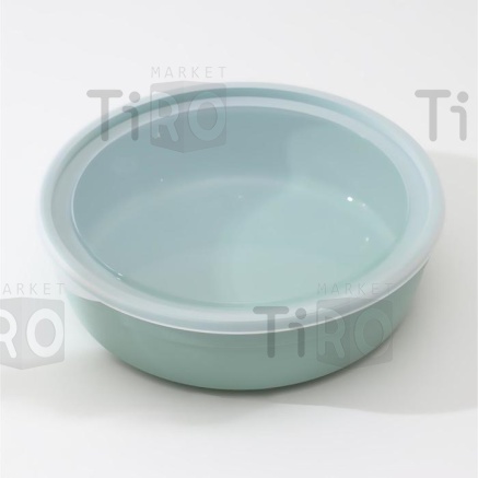 Миска Idea М1303, 2,8л с крышкой фисташковый