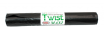 Мешок для мусора "Twist Maxi" ПВД 120л, рулон 10шт. (750*930*0,035мм)