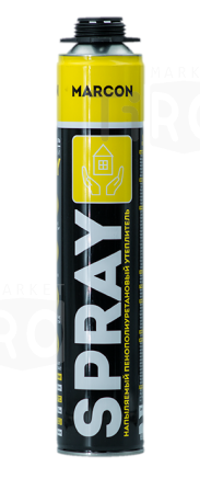 Утеплитель полиуретановый Marcon Spray 900 мл Утеплитель полиуретановый Marcon Spray 900 мл