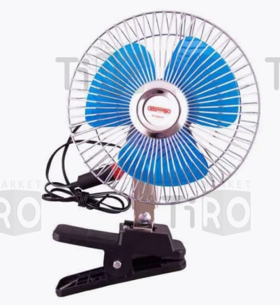 Вентилятор 6 12V Skyway S01901007 на клипсе пластик