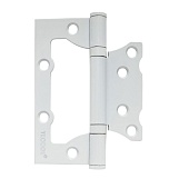 Шарнир ТRODOS 100х75х2 без врезки б/к белый цена за 2шт.