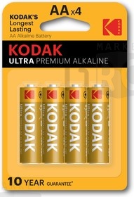 Элемент питания Kodak Ultra Premuim LR6-4BL [KAA-4 UD]