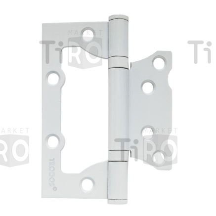 Шарнир ТRODOS 100х75х2 без врезки б/к белый цена за 2шт.