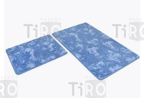 Коврик Shahintex Vintage, V002 синий 56, 60*100+60*50