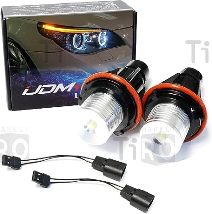 Светодиод Маяк 12V Е53/Е87 1 LED BMW Angel Eyes White (2 шт)