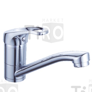 Смеситель Diadonna D80445111 для кухни шарововый с коротким изливом, латунь Смеситель Diadonna D80445111 для кухни шарововый с коротким изливом, латунь