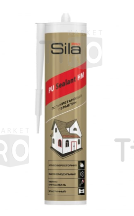 Герметик Sila Pro Pu Sealant HM White, полиуретановый высокомодульный, RAL 9010, 300мл