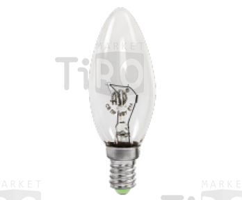 Лампа накаливания ДС 60Вт "Свечка" E14