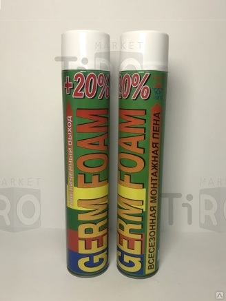 Пена монтажная Germfoam профи 65 750мл 650гр всесезонная Пена монтажная Germfoam профи 65 750мл 650гр всесезонная