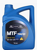 Tрансмиссионное синтетическое масло Hyundai MTF SAE 75W-90 GL-4, 6л